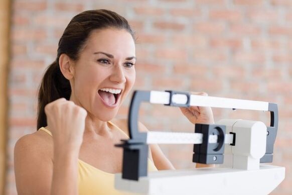 The weight loss result will be recorded if you control your diet