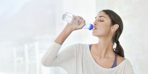 To lose weight fast, you need to drink at least 2 liters of water every day. 