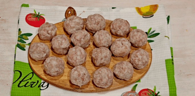 Caused by boiled cutlets