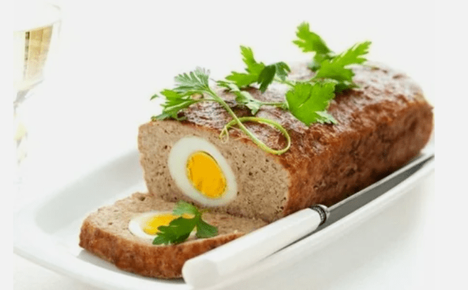 Meat roller with egg ducan diet