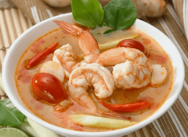 Soup Tom Yams with shrimp